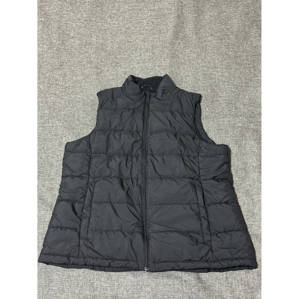 Amazon Essentials Women XL Puffer Vest Black Full Zip Quilted AE2018740
